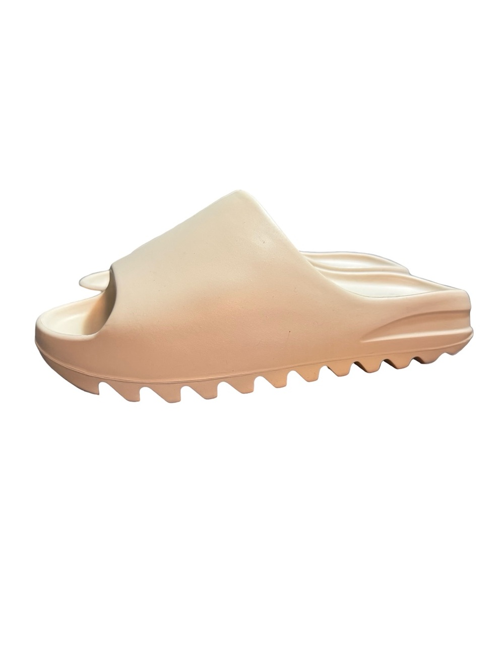 adidas mens Slide Sandal in Beige